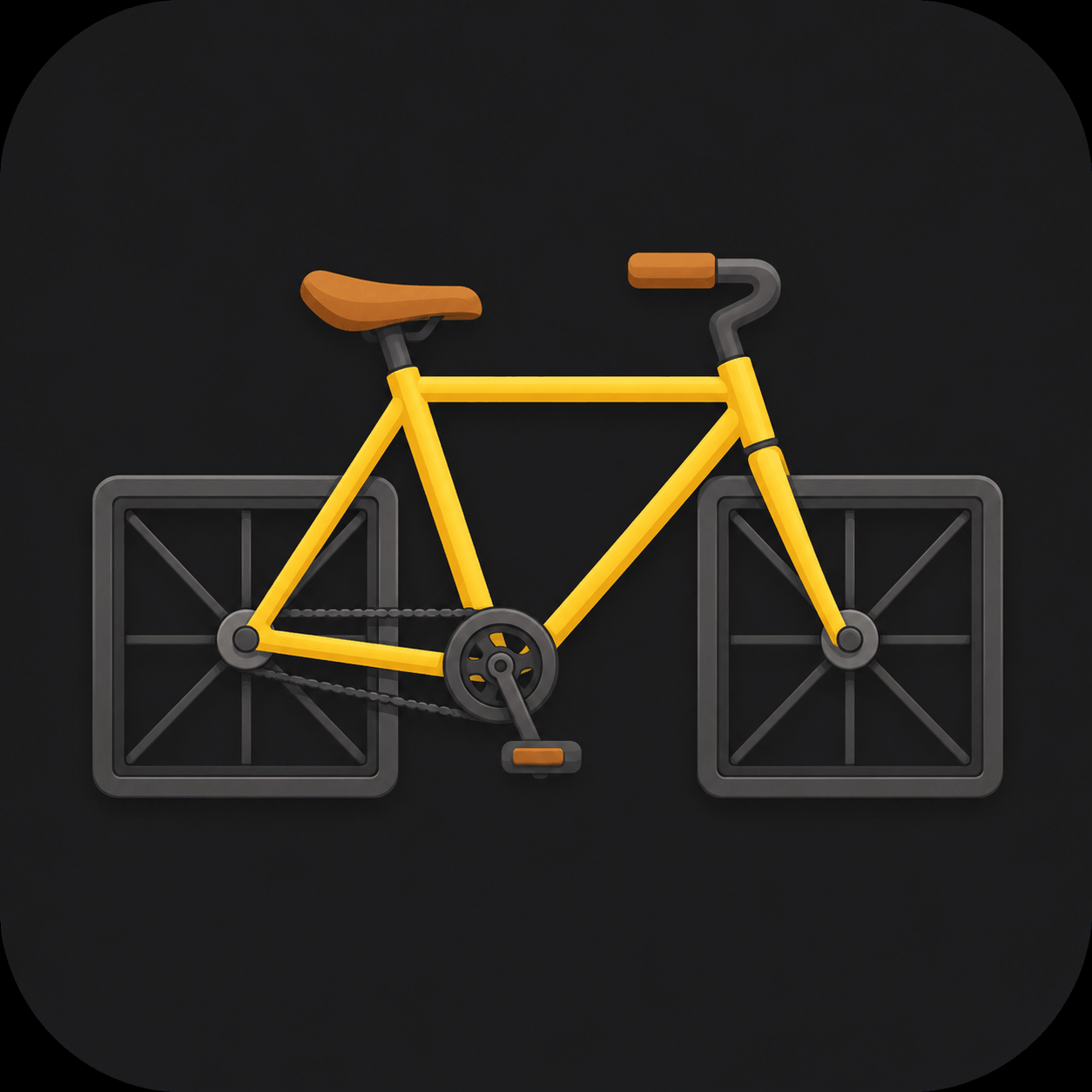 Square-Wheeled Bicycle