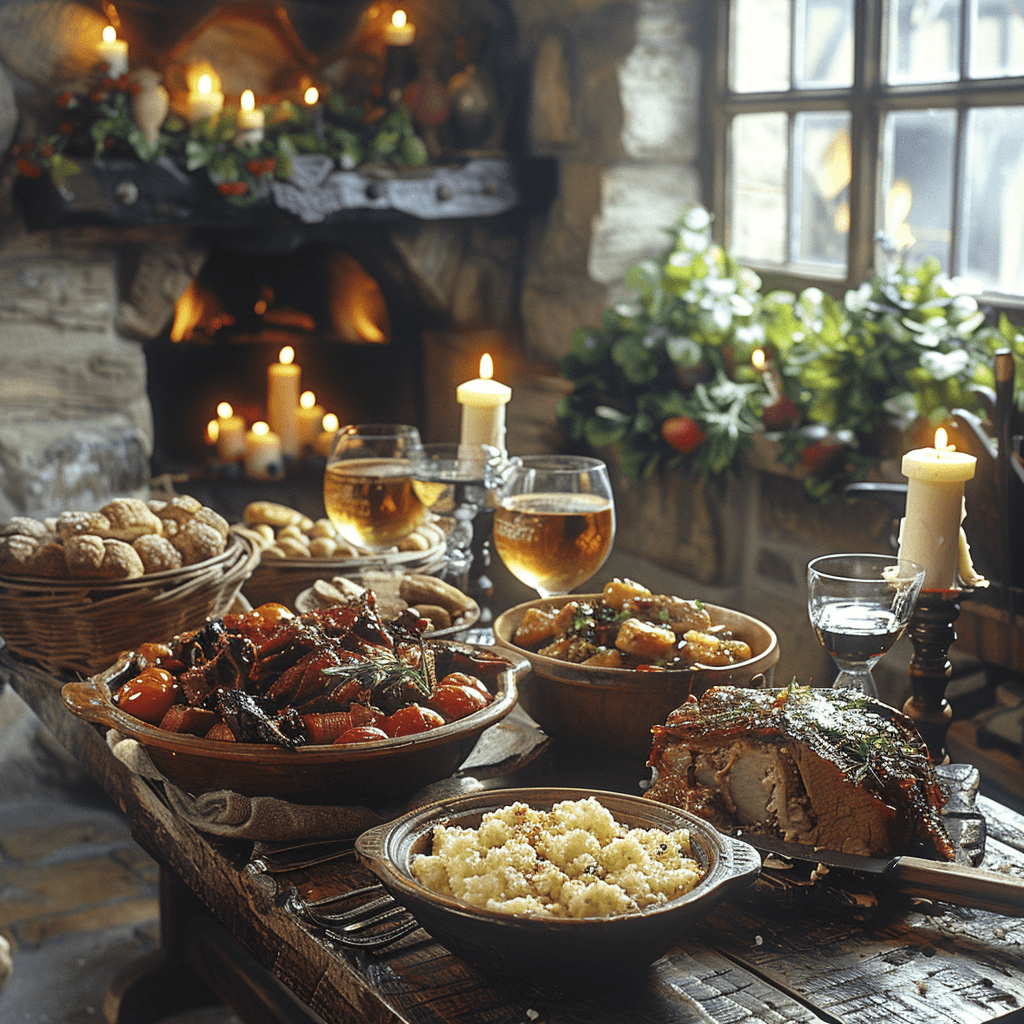 Medieval roast for lunch