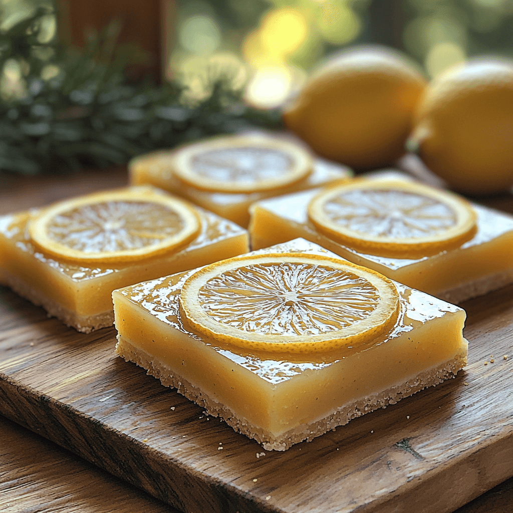 Lunar Lemon Bars
