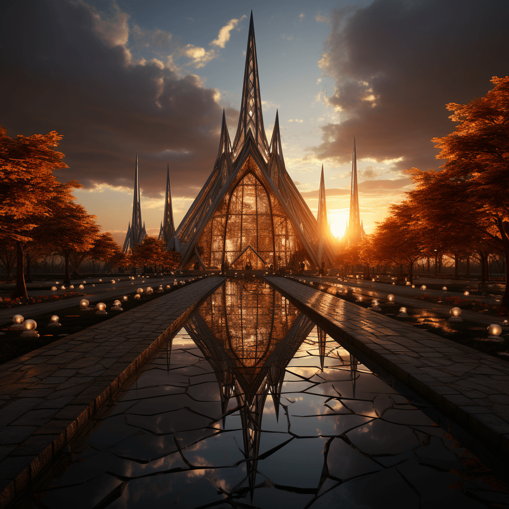 Sunset Temple